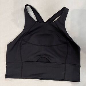 Free people movement high neck cut out tank top/sports bra Size medium - Black
